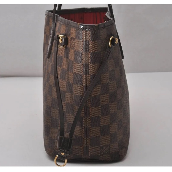 Louis Vuitton DAMIER EBENE MM NEVERFULL TOTE SHOULDER BAG - Picture 6 of 15